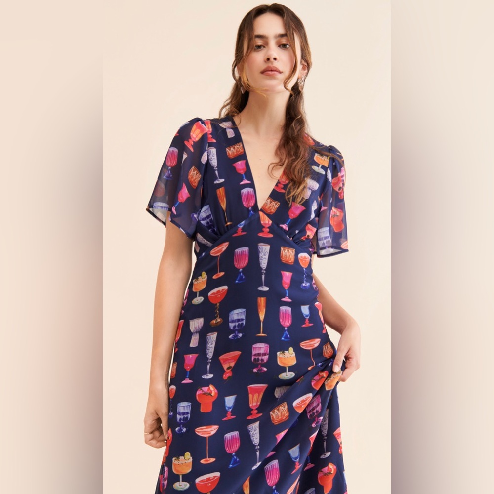 LISA SAYS GAH Grace Printed Dress